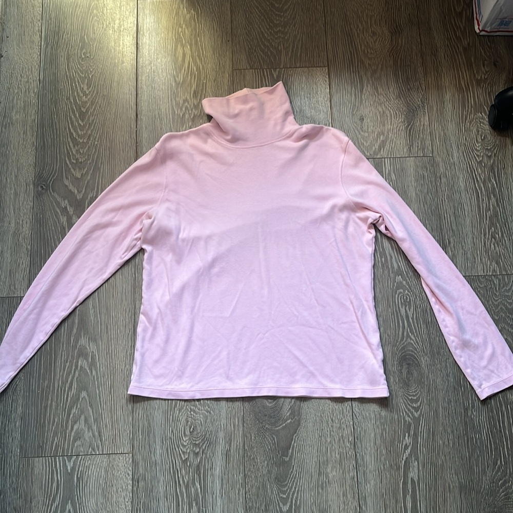 White Stag Turtle Neck Pink Womens Medium